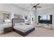 Spacious main bedroom with sitting area and mountain views at 11510 E Mirasol Cir, Scottsdale, AZ 85255