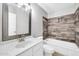 Modern bathroom with updated vanity and fixtures at 12451 N Cherry Hills E Dr, Sun City, AZ 85351