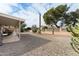 Landscaped backyard with gravel and desert plants at 1532 Leisure World --, Mesa, AZ 85206