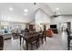 Dining area with a dark wood table and chairs near the kitchen at 1532 Leisure World --, Mesa, AZ 85206