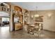 Charming dining room with a wooden table and built-in hutch at 1902 E Bruce Ave, Gilbert, AZ 85234