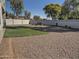 Landscaped backyard with artificial turf and gravel at 19203 N Marbella Ave, Maricopa, AZ 85138