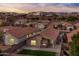 Aerial view showcasing a house with backyard and mountain backdrop at 2023 E Glenhaven Dr, Phoenix, AZ 85048