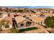 Aerial view of homes with backyard details at 2023 E Glenhaven Dr, Phoenix, AZ 85048