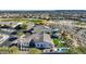 Backyard aerial view with pool, outdoor kitchen, and desert landscape at 20641 W Medlock Dr, Buckeye, AZ 85396