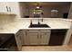 Modern kitchen with stainless steel appliances and quartz countertops at 2150 W Alameda Rd # 1037, Phoenix, AZ 85085