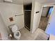 Bathroom includes a shower stall and toilet at 2168 E Sanos Dr, Tempe, AZ 85281