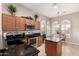 Kitchen with stainless steel appliances and granite countertops at 23205 W Arrow Dr, Buckeye, AZ 85326