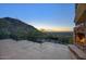 Private deck with mountain views and fire pit at 26905 N 98Th Way, Scottsdale, AZ 85262