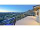 Private deck with scenic mountain and city views at 26905 N 98Th Way, Scottsdale, AZ 85262