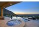 Luxury pool and spa with mountain views at 26905 N 98Th Way, Scottsdale, AZ 85262