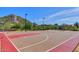 Outdoor basketball court with scenic mountain views at 2739 W Via Bona Fortuna Dr, Phoenix, AZ 85086