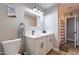 Modern bathroom with white vanity and bathtub at 3002 E Mitchell Dr, Phoenix, AZ 85016