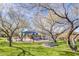 Community playground nestled amongst mature trees at 32807 N 15Th Gln, Phoenix, AZ 85085