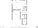 First floor plan with kitchen, living room and garage at 37762 N Poplar Rd, San Tan Valley, AZ 85140