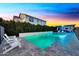 Inviting pool with a water feature, surrounded by a spacious patio at 37762 N Poplar Rd, San Tan Valley, AZ 85140