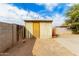 Backyard with storage shed and block wall at 4405 W Clarendon Ave, Phoenix, AZ 85031