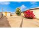 Backyard with shed and bougainvillea bush at 4405 W Clarendon Ave, Phoenix, AZ 85031