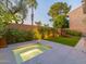 Private backyard with spa and artificial turf at 4432 E Camelback Rd # 120, Phoenix, AZ 85018