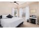 Comfortable bedroom with a queen-size bed and workspace at 4777 S Fulton Ranch Blvd # 1027, Chandler, AZ 85248