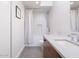 Bathroom with shower/tub combo and modern vanity at 7724 E Long Rifle Rd, Carefree, AZ 85377