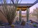 Desert landscaping with cacti and gravel at 7724 E Long Rifle Rd, Carefree, AZ 85377