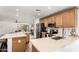 Modern kitchen featuring stainless steel appliances and an island at 851 E Bradstock Way, San Tan Valley, AZ 85140