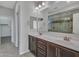 Double vanity bathroom with large walk-in shower at 8539 W Lamar Rd, Glendale, AZ 85305