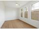 Bedroom with hardwood floors and natural light at 9248 E Desert Village Dr, Scottsdale, AZ 85255