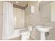 Clean bathroom with a tub, toilet and sink at 1 E Lexington Ave # 908, Phoenix, AZ 85012