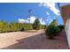 Landscaped side yard with gravel at 12401 N Augusta Dr, Sun City, AZ 85351