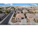 Beautiful aerial shot of a single-Gathering home featuring a well-kept yard and convenient driveway parking at 18906 E Cattle Dr, Queen Creek, AZ 85142