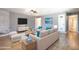 Bright living room with comfortable seating and hardwood floors at 2949 E Willow Ave, Phoenix, AZ 85032