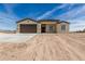 New construction home with a brown garage door and neutral exterior at 3811 N 335Th Ave, Tonopah, AZ 85354