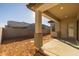 Covered patio with view of backyard at 4275 E Bernice E St, Gilbert, AZ 85295