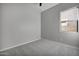 Simple bedroom with ceiling fan and window with natural light at 4275 E Bernice E St, Gilbert, AZ 85295