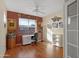 Spacious home office with hardwood floors and a large window at 5450 E Mclellan Rd # 215, Mesa, AZ 85205