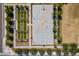 Community basketball court with artificial turf bocce ball areas at 6134 S Antonio --, Mesa, AZ 85212