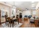 Living room with hardwood floors and comfortable seating at 6605 N 93Rd Ave # 1087, Glendale, AZ 85305