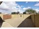 Spacious backyard with gravel and block wall at 6657 E Regina St, Mesa, AZ 85215