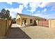 Private backyard, features a covered patio area at 6657 E Regina St, Mesa, AZ 85215