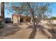 Landscaped backyard with fire pit and desert plants at 7833 S Terrace Rd, Tempe, AZ 85284