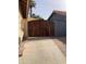 Unique wooden gate with tree-like design at 7833 S Terrace Rd, Tempe, AZ 85284