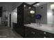 Spa-like bathroom with double vanity and a large soaking tub at 10040 N 78Th Pl, Scottsdale, AZ 85258