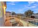Balcony with golf course view at 13638 W Desert Flower Dr, Goodyear, AZ 85395