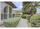 Landscaped walkway leading to the home's entrance, providing curb appeal at 17733 N Escalante Ln, Surprise, AZ 85374
