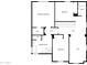 Two-story home floor plan showcasing bedrooms, bathrooms, and a loft at 18164 W Smokey Dr, Surprise, AZ 85388