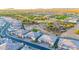Aerial view of community with golf course and homes at 18324 E Spring Valley Ct, Rio Verde, AZ 85263