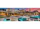 Community patio with seating, fire pit, and water feature at 18324 E Spring Valley Ct, Rio Verde, AZ 85263