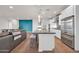 Sleek kitchen featuring stainless steel appliances and an island at 18324 E Spring Valley Ct, Rio Verde, AZ 85263
